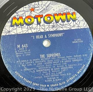 Vinyl Record Album: The Supremes, "I Hear A Symphony", Motown Records 1966.