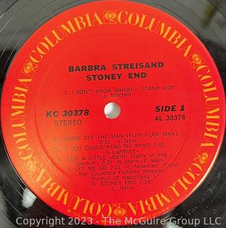 Vinyl Record Album: Barbra Streisand, "Stoney End", Columbia Records 1971.