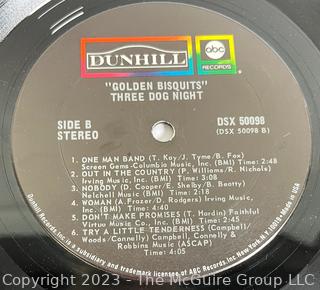 Vinyl Record Album: Three Dog Night, "Golden Biscuits", ABC Records 1971.