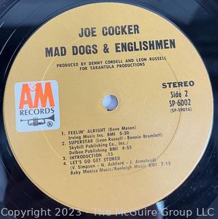 Vinyl Record Album: Joe Cocker Double Vinyl Album, "Mad Dogs & Englishmen", A&M Records 1970.