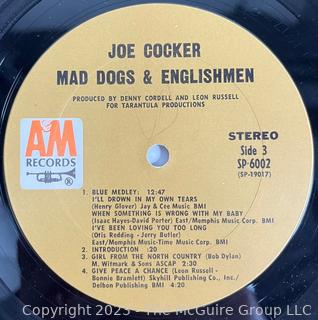 Vinyl Record Album: Joe Cocker Double Vinyl Album, "Mad Dogs & Englishmen", A&M Records 1970.