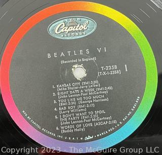 Vinyl Record Album: The Beatles, "Beatles VI", Capitol Records 1965.