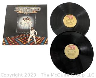 Vinyl Record Album: Various Artists Double Vinyl Album, Saturday Night Fever (The Original Movie Soundtrack), RSO Records 1977.