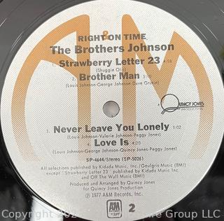 Vinyl Record Album: The Brothers Johnson, "Right On Time", A&M Records 1977.