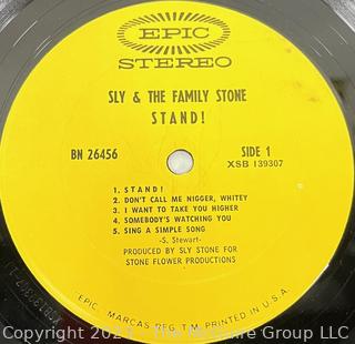 Vinyl Record Album: Sly & The Family Stone, "Stand!", Epic Records 1969.