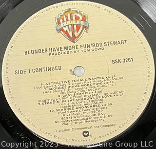 Vinyl Record Album: Rod Stewart, "Blondes Have More Fun", Warner Bros. Records 1978.