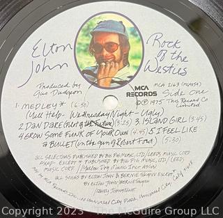 Vinyl Record Album: Elton John, "Rock Of The Westies", MCA Records 1975.