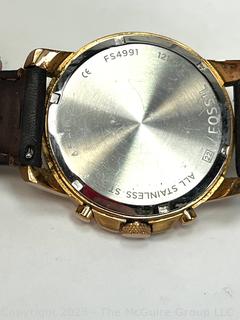 Men's Fossil Grant Chronograph Wrist Watch. 