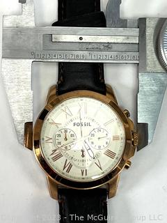 Men's Fossil Grant Chronograph Wrist Watch. 