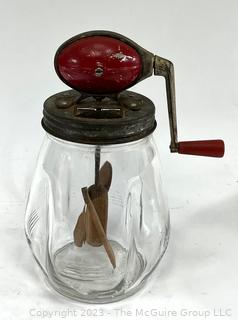 Dazey Crank Butter Churn No. 4 with Wood Paddle 