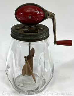 Dazey Crank Butter Churn No. 4 with Wood Paddle 