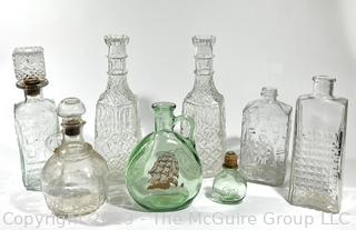 Group of Glass Liquor Decanters