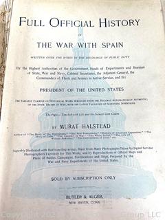 Book: Full Official History of the War with Spain  by Halstead Murat 1899