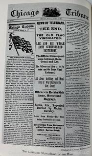 Book: "The American Iliad - The Epic Story of the Civil War As Narrated by Eyewitnesses and Contemporaries" by Otto Eisenschiml and Ralph Newman. Published by Bobbs-Merrill 1949 1st Edition 