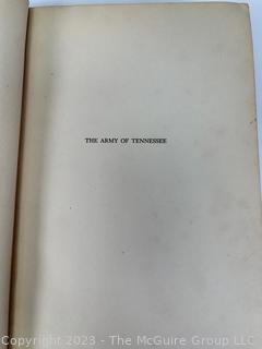 Book: "The Army of Tennesee - A Military History" Illustrated. by Stanley F. Horn. Published by Bobbs-Merrill 1941