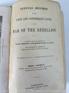 Book: "The War of the Rebellion: A Compilation of the Official Records of the Union and Confederate Armies"  Series 1 Volume 20, 1905 by United States War Dept 