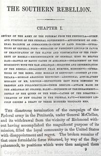 Books: History of the Civil War in the United States: Its Cause, Origin, Progress and Conclusion Part Two and Three by Samual Schmucker, 1864 & 1865