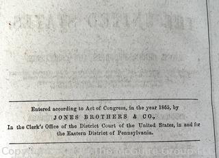 Books: History of the Civil War in the United States: Its Cause, Origin, Progress and Conclusion Part Two and Three by Samual Schmucker, 1864 & 1865