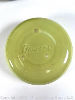 Set of Russel Wright Steubenville Mid Century Modern Dishware in Chartreuse Green