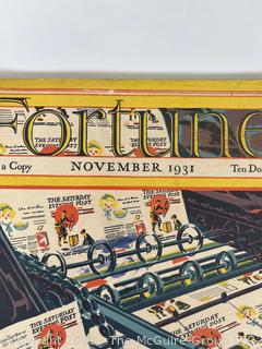 Fortune Magazine November 1931.