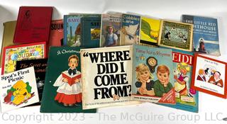 Group of Vintage Children's Books