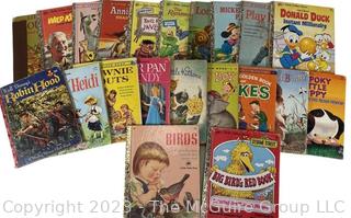 Collection of Vintage Children's Little Golden Books