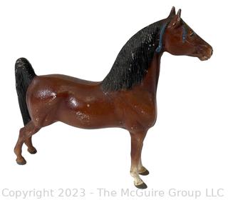 Painted Cast Iron Horse