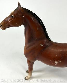 Painted Cast Iron Horse