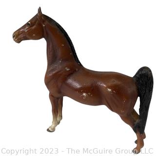 Painted Cast Iron Horse