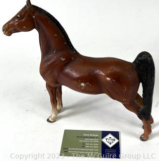 Painted Cast Iron Horse