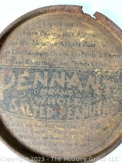 Original Planters Peanuts Pennant Tin Can 