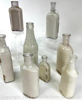 Group of Vintage Bottles Including Medicine