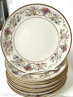 Large Set of Lamberton Ivory China " Dorothea" Pattern Dinnerware Place Settings.