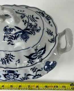 Blue Danube Blue & White Covered Soup Tureen 