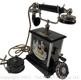 Danish Antique Hand Crank Telephone Kjøbenhavns Telefon Aktieselskab 