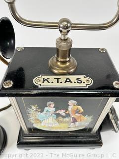 Danish Antique Hand Crank Telephone Kjøbenhavns Telefon Aktieselskab 