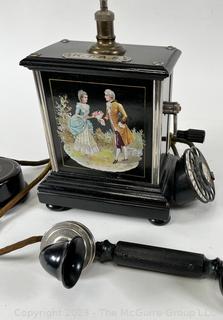 Danish Antique Hand Crank Telephone Kjøbenhavns Telefon Aktieselskab 