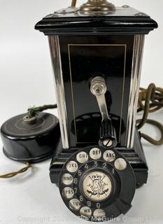 Danish Antique Hand Crank Telephone Kjøbenhavns Telefon Aktieselskab 