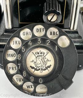 Danish Antique Hand Crank Telephone Kjøbenhavns Telefon Aktieselskab 