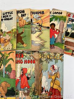 Set Of 13 Paperback Platt & Munk Storybooks, Circa 1930