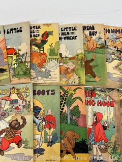 Set Of 13 Paperback Platt & Munk Storybooks, Circa 1930