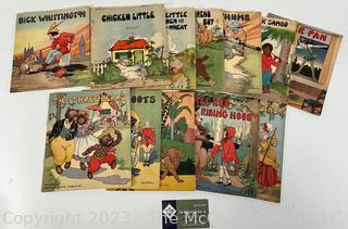 Set Of 13 Paperback Platt & Munk Storybooks, Circa 1930