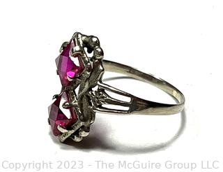 10k Victorian Double Stone Ring