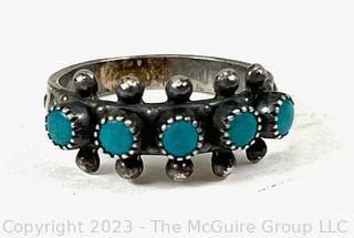 Native American Turquoise with Silver Ring