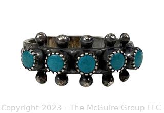 Native American Turquoise with Silver Ring