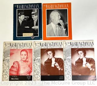 Five (5) Vintage Washingtonian Magazines. 