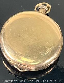 Waltham Model Pocket Watch in 20 Yr. Warranted Gold Plated Case 