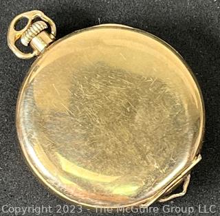 Waltham Model Pocket Watch in 20 Yr. Warranted Gold Plated Case 