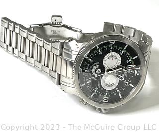 Swiss Made Chronograph Invicta Mens' Wristwatch. Model 4576