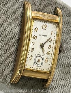 Ladies 15 Jewel 14k Gold Filled "Bennett" Wristwatch 